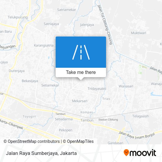 Jalan Raya Sumberjaya map