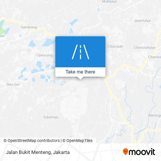 Jalan Bukit Menteng map
