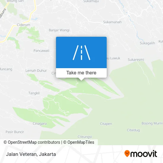 Jalan Veteran map