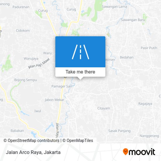 Jalan Arco Raya map