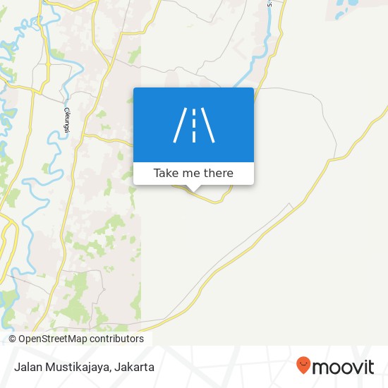 Jalan Mustikajaya map