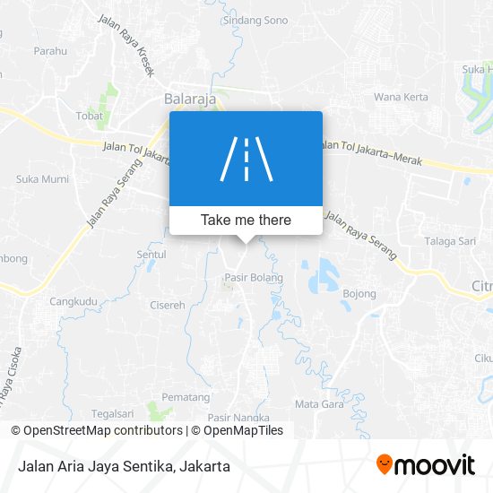 Jalan Aria Jaya Sentika map