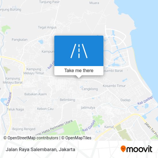 Jalan Raya Salembaran map