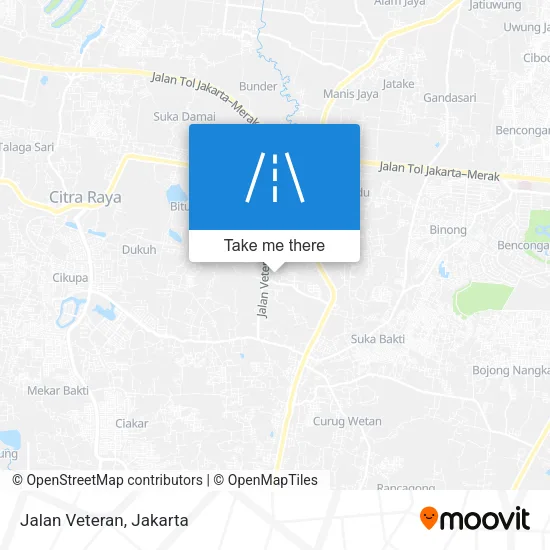 Jalan Veteran map