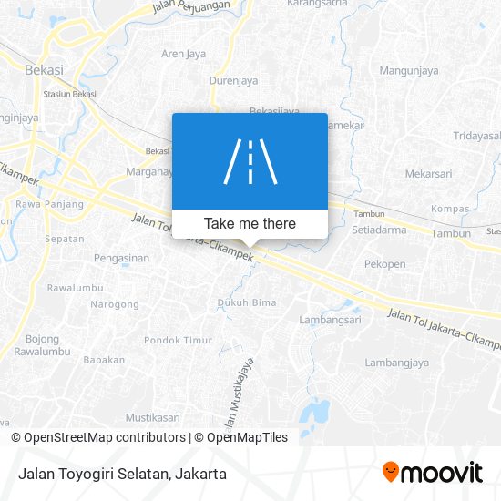 Jalan Toyogiri Selatan map