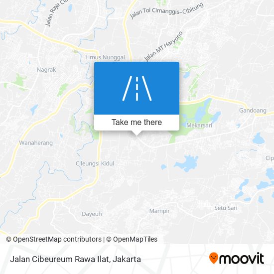 Jalan Cibeureum Rawa Ilat map