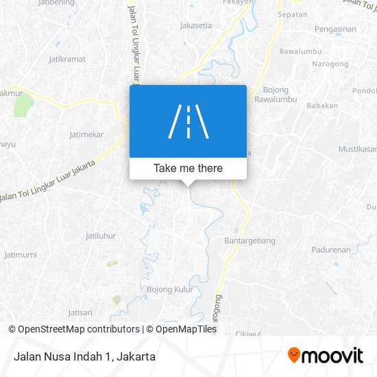 Jalan Nusa Indah 1 map