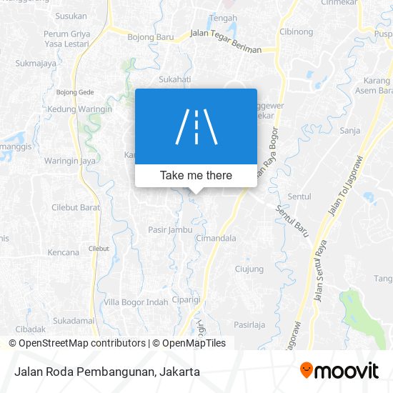 Jalan Roda Pembangunan map