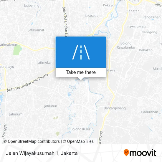 Jalan Wijayakusumah 1 map