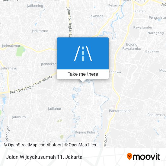 Jalan Wijayakusumah 11 map