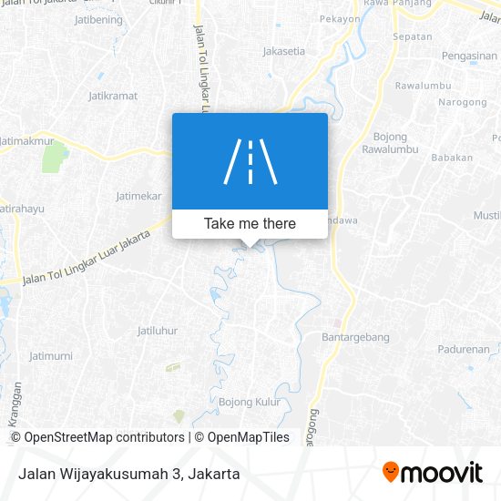 Jalan Wijayakusumah 3 map