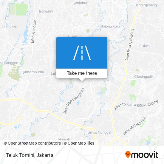 Teluk Tomini map