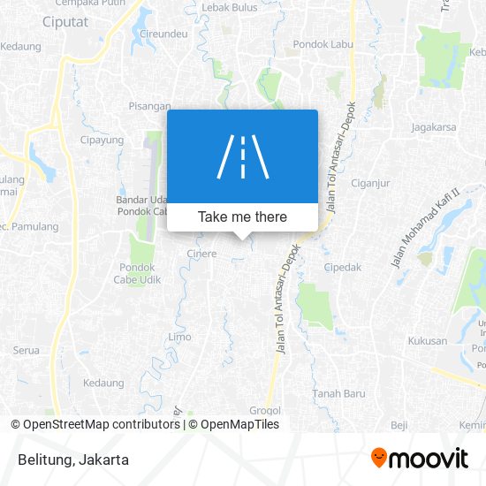 Belitung map