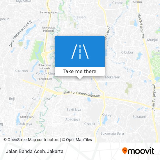 Jalan Banda Aceh map