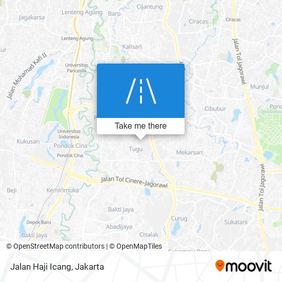 Jalan Haji Icang map