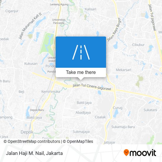 Jalan Haji M. Nail map