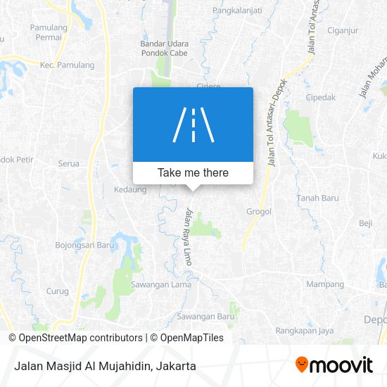 Jalan Masjid Al Mujahidin map