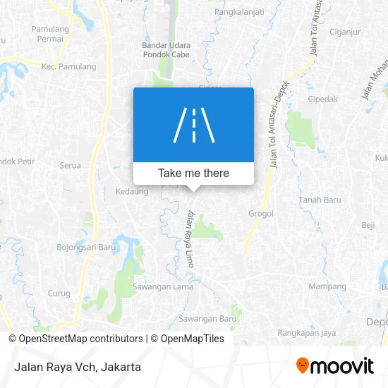 Jalan Raya Vch map