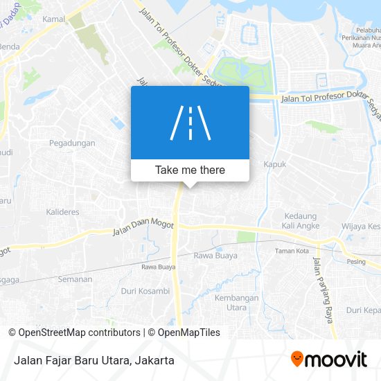Jalan Fajar Baru Utara map