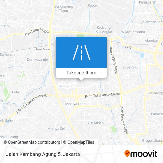 Jalan Kembang Agung 5 map