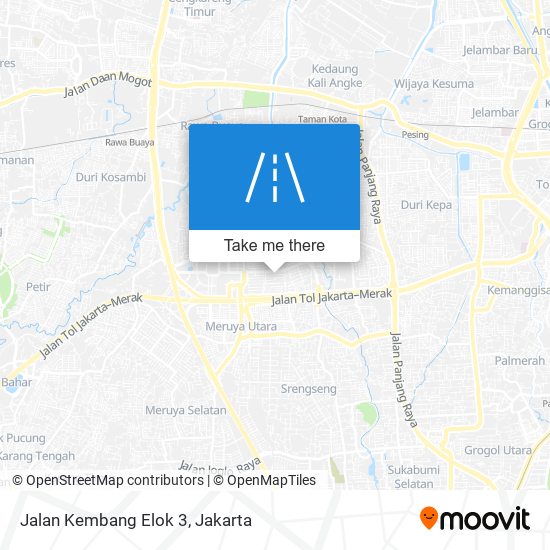 Jalan Kembang Elok 3 map