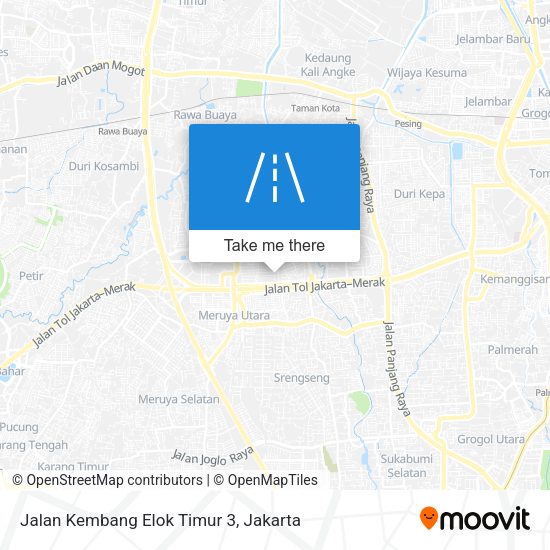 Jalan Kembang Elok Timur 3 map