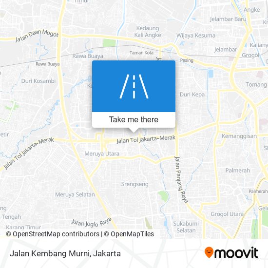 Jalan Kembang Murni map