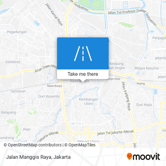 Jalan Manggis Raya map