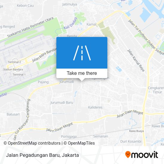 Jalan Pegadungan Baru map