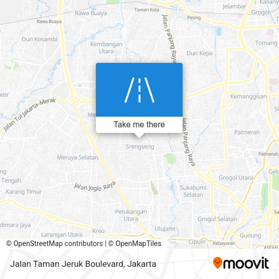 Jalan Taman Jeruk Boulevard map