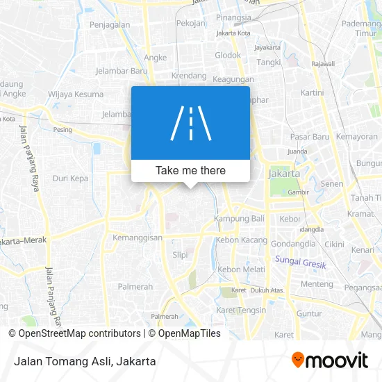 Jalan Tomang Asli map