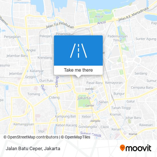 Jalan Batu Ceper map