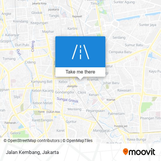 Jalan Kembang map