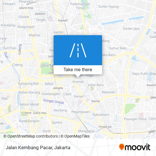 Jalan Kembang Pacar map