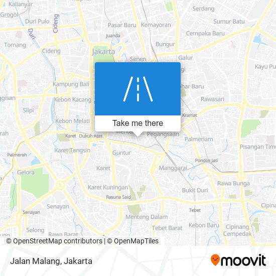 Jalan Malang map