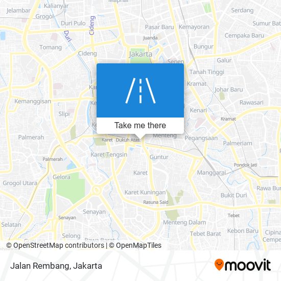 Jalan Rembang map