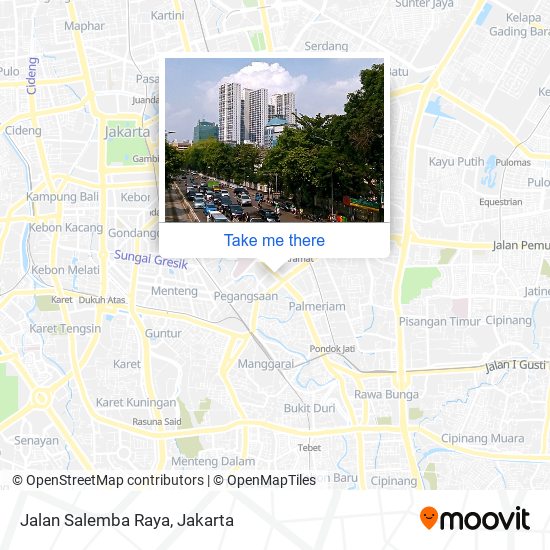 Jalan Salemba Raya map