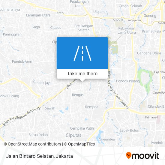 Jalan Bintaro Selatan map