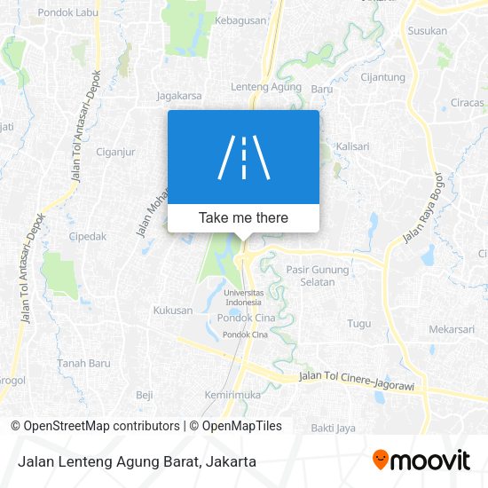 Jalan Lenteng Agung Barat map