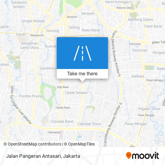 Jalan Pangeran Antasari map