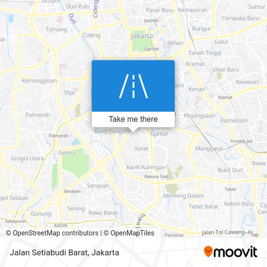 Jalan Setiabudi Barat map