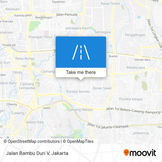 Jalan Bambu Duri V map