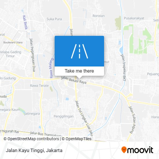 Jalan Kayu Tinggi map