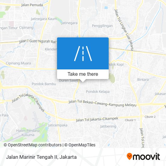 Jalan Marinir Tengah II map