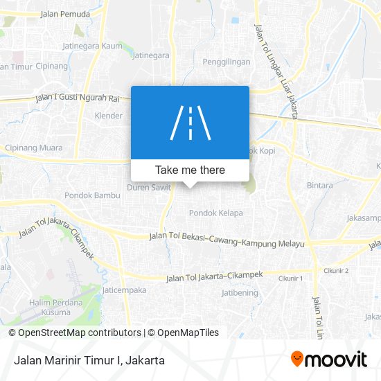 Jalan Marinir Timur I map