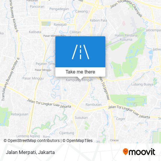 Jalan Merpati map