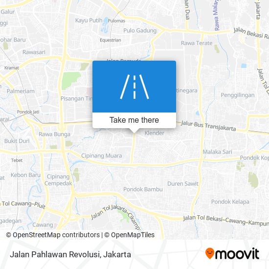 Jalan Pahlawan Revolusi map