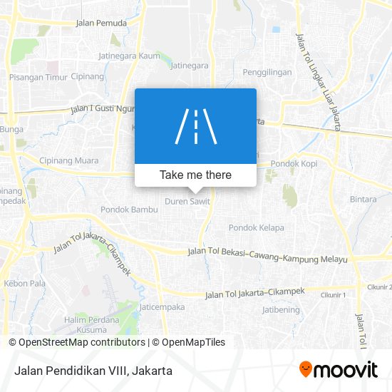 Jalan Pendidikan VIII map