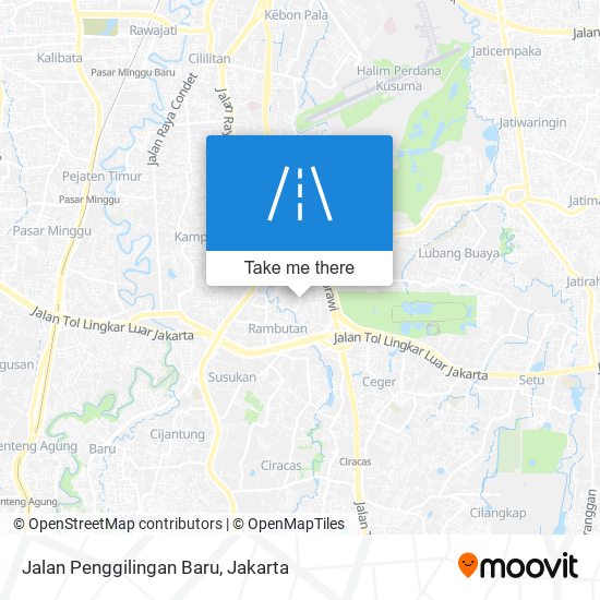 Jalan Penggilingan Baru map