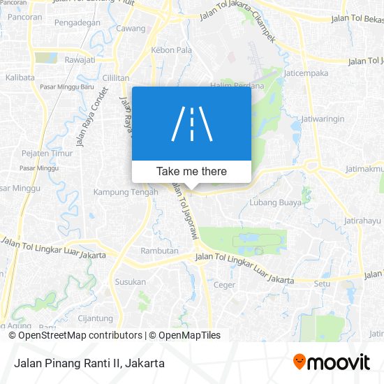 Jalan Pinang Ranti II map